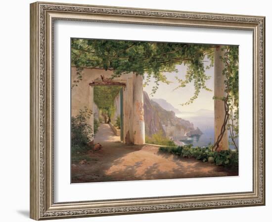 Amalfi Cappuccini-Carl Frederic Aagaard-Framed Premium Giclee Print