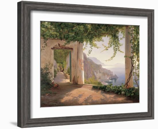 Amalfi Cappuccini-Carl Frederic Aagaard-Framed Premium Giclee Print