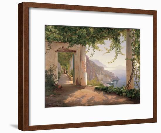 Amalfi Cappuccini-Carl Frederic Aagaard-Framed Premium Giclee Print