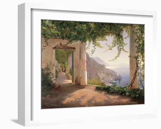 Amalfi Cappuccini-Carl Frederic Aagaard-Framed Premium Giclee Print