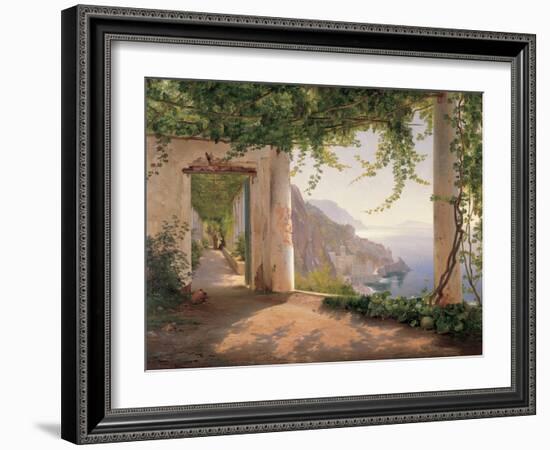 Amalfi Cappuccini-Carl Frederic Aagaard-Framed Premium Giclee Print