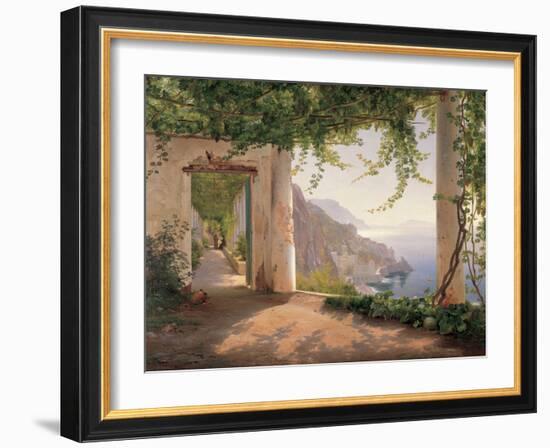 Amalfi Cappuccini-Carl Frederic Aagaard-Framed Premium Giclee Print