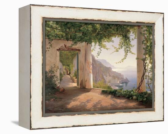 Amalfi Cappuccini-Carl Frederic Aagaard-Framed Stretched Canvas