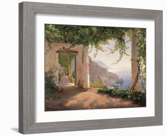 Amalfi Cappuccini-Carl Frederic Aagaard-Framed Art Print