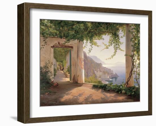 Amalfi Cappuccini-Carl Frederic Aagaard-Framed Art Print