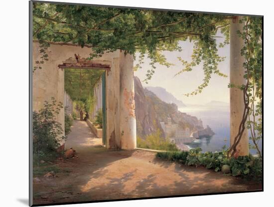 Amalfi Cappuccini-Carl Frederic Aagaard-Mounted Art Print