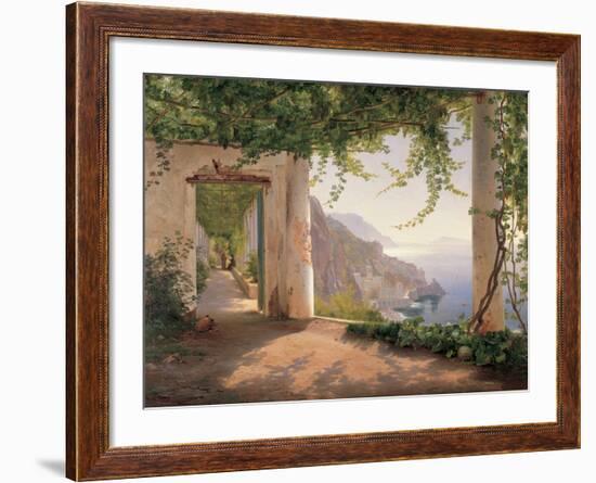 Amalfi Cappuccini-Carl Frederic Aagaard-Framed Premium Giclee Print