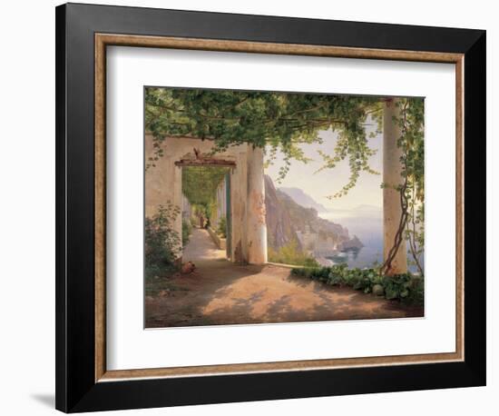 Amalfi Cappuccini-Carl Frederic Aagaard-Framed Premium Giclee Print