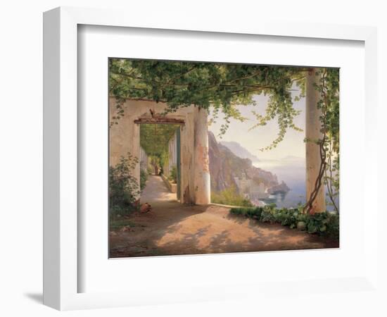 Amalfi Cappuccini-Carl Frederic Aagaard-Framed Premium Giclee Print