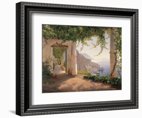 Amalfi Cappuccini-Carl Frederic Aagaard-Framed Premium Giclee Print