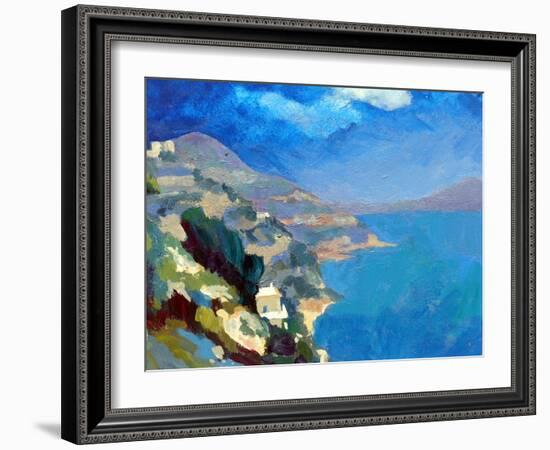 Amalfi Coast, 2007-Clive Metcalfe-Framed Giclee Print