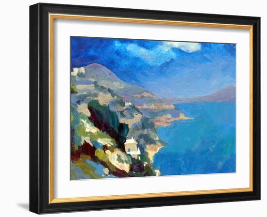 Amalfi Coast, 2007-Clive Metcalfe-Framed Giclee Print