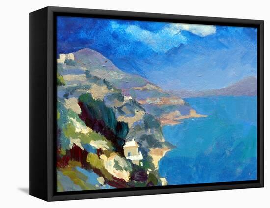 Amalfi Coast, 2007-Clive Metcalfe-Framed Premier Image Canvas