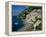 Amalfi Coast, Coastal View and Village, Positano, Campania, Italy-Steve Vidler-Framed Premier Image Canvas