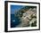 Amalfi Coast, Coastal View and Village, Positano, Campania, Italy-Steve Vidler-Framed Photographic Print