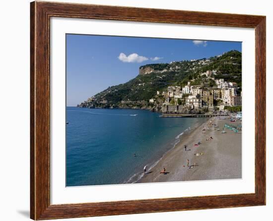 Amalfi Coast, UNESCO World Heritage Site, Campania, Italy, Europe-Charles Bowman-Framed Photographic Print