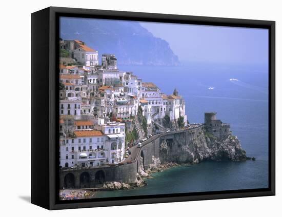 Amalfi Coast, UNESCO World Heritage Site, Campania, Italy, Mediterranean, Europe-Rolf Richardson-Framed Premier Image Canvas