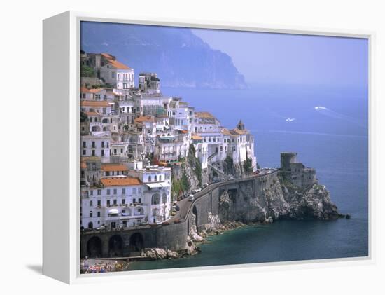 Amalfi Coast, UNESCO World Heritage Site, Campania, Italy, Mediterranean, Europe-Rolf Richardson-Framed Premier Image Canvas