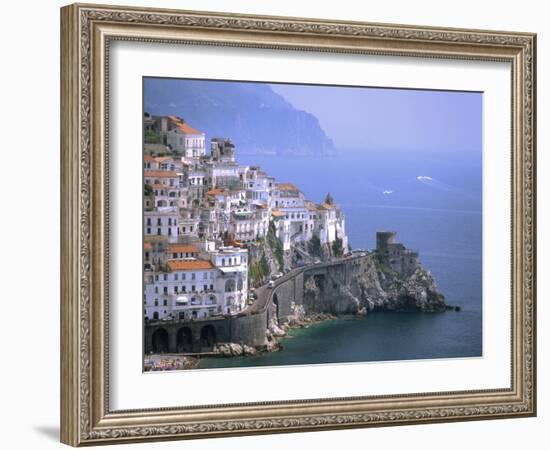 Amalfi Coast, UNESCO World Heritage Site, Campania, Italy, Mediterranean, Europe-Rolf Richardson-Framed Photographic Print