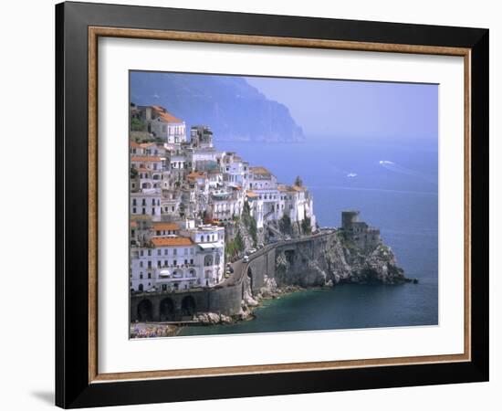 Amalfi Coast, UNESCO World Heritage Site, Campania, Italy, Mediterranean, Europe-Rolf Richardson-Framed Photographic Print