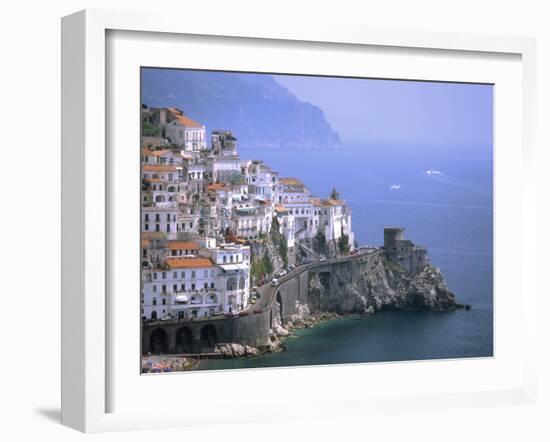 Amalfi Coast, UNESCO World Heritage Site, Campania, Italy, Mediterranean, Europe-Rolf Richardson-Framed Photographic Print