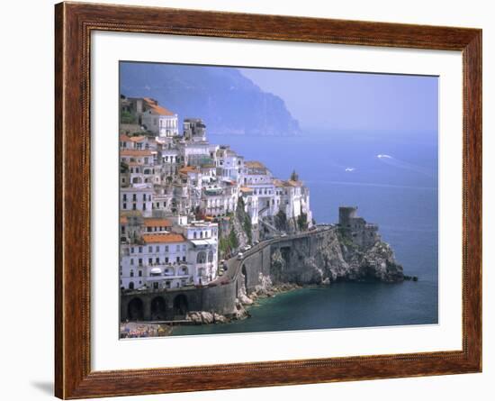 Amalfi Coast, UNESCO World Heritage Site, Campania, Italy, Mediterranean, Europe-Rolf Richardson-Framed Photographic Print