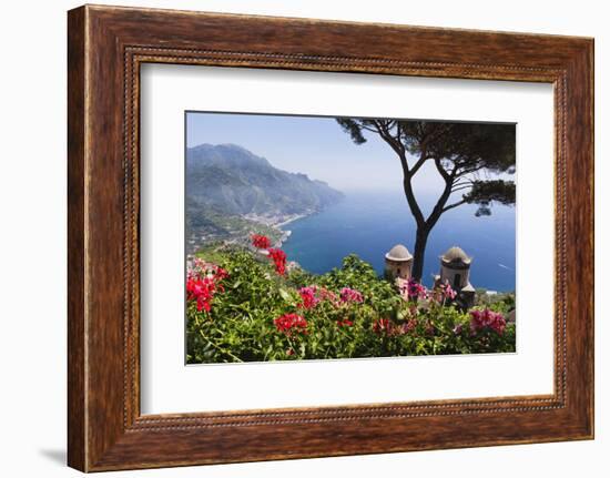 Amalfi Coast Vista at Ravello, Italy-George Oze-Framed Photographic Print