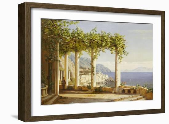 Amalfi Del Convento Dei Capuccini, 1880-Eiler Rasmussen Eilersen-Framed Giclee Print