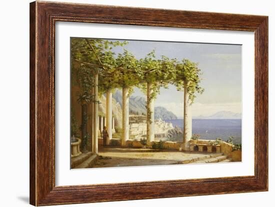 Amalfi Del Convento Dei Capuccini, 1880-Eiler Rasmussen Eilersen-Framed Giclee Print