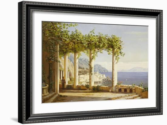 Amalfi Del Convento Dei Capuccini, 1880-Eiler Rasmussen Eilersen-Framed Giclee Print