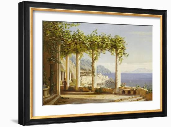 Amalfi Del Convento Dei Capuccini, 1880-Eiler Rasmussen Eilersen-Framed Giclee Print