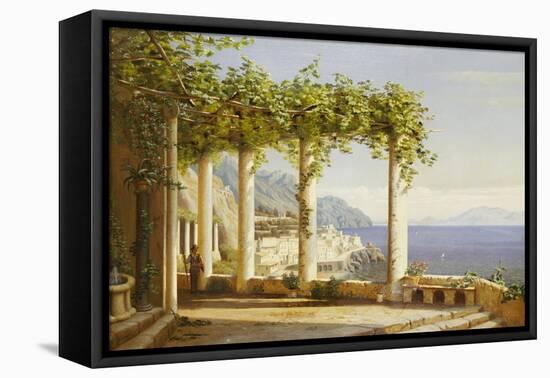 Amalfi Del Convento Dei Capuccini, 1880-Eiler Rasmussen Eilersen-Framed Premier Image Canvas