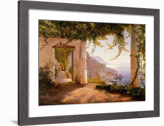 Amalfi Dia Cappuccini-Carl Frederic Aagaard-Framed Art Print