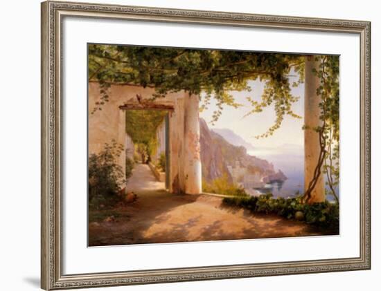 Amalfi Dia Cappuccini-Carl Frederic Aagaard-Framed Art Print