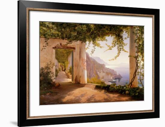 Amalfi Dia Cappuccini-Carl Frederic Aagaard-Framed Art Print