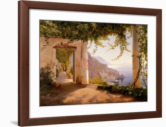 Amalfi Dia Cappuccini-Carl Frederic Aagaard-Framed Art Print