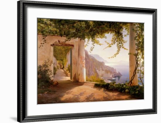 Amalfi Dia Cappuccini-Carl Frederic Aagaard-Framed Art Print