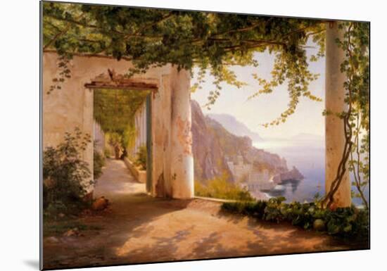 Amalfi Dia Cappuccini-Carl Frederic Aagaard-Mounted Art Print