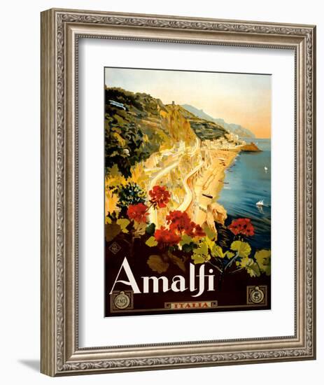 Amalfi Italia - Campania, Italy-Mario Borgoni-Framed Giclee Print