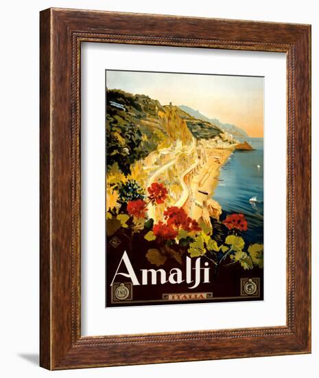 Amalfi Italia - Campania, Italy-Mario Borgoni-Framed Giclee Print