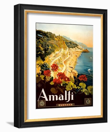 Amalfi Italia - Campania, Italy-Mario Borgoni-Framed Giclee Print