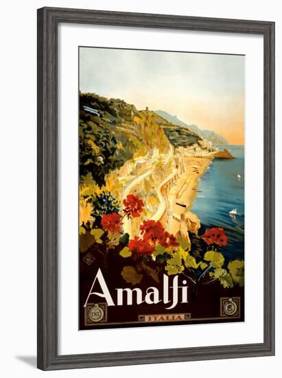 Amalfi Italia - Campania, Italy-Mario Borgoni-Framed Giclee Print