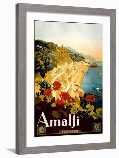 Amalfi Italia - Campania, Italy-Mario Borgoni-Framed Giclee Print