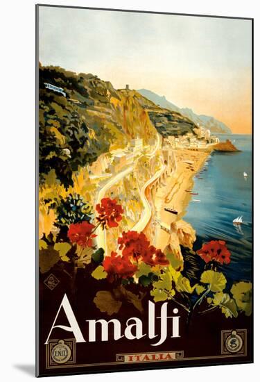 Amalfi Italia - Campania, Italy-Mario Borgoni-Mounted Giclee Print