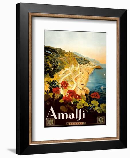 Amalfi Italia - Campania, Italy-Mario Borgoni-Framed Art Print