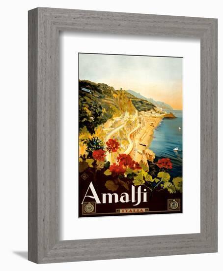 Amalfi Italia - Campania, Italy-Mario Borgoni-Framed Art Print