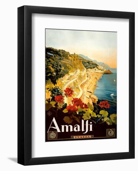 Amalfi Italia - Campania, Italy-Mario Borgoni-Framed Art Print