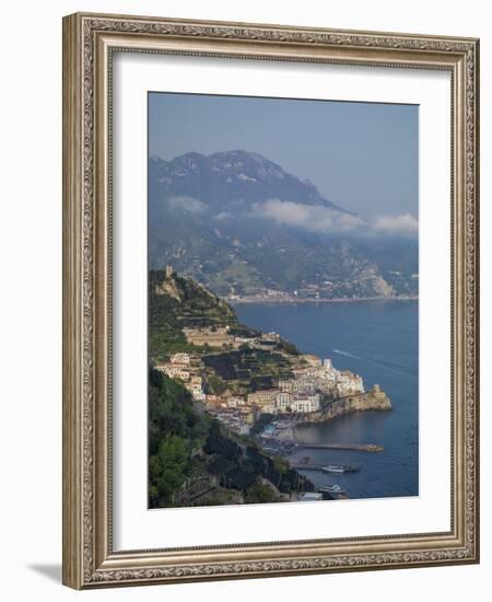 Amalfi Peninsula, Amalfi Coast, UNESCO World Heritage Site, Campania, Italy, Mediterranean, Europe-Angelo Cavalli-Framed Photographic Print