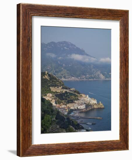 Amalfi Peninsula, Amalfi Coast, UNESCO World Heritage Site, Campania, Italy, Mediterranean, Europe-Angelo Cavalli-Framed Photographic Print