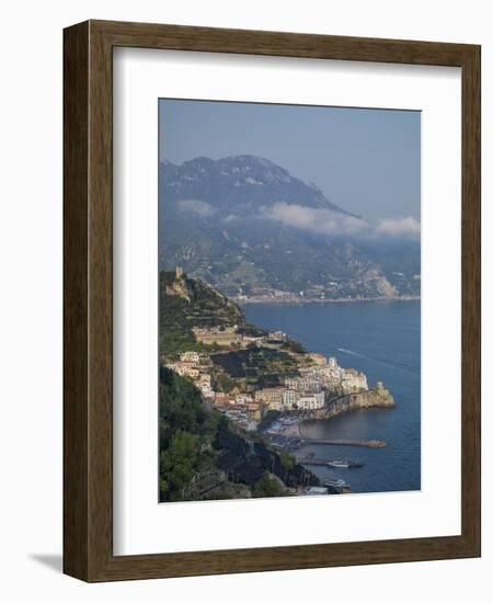 Amalfi Peninsula, Amalfi Coast, UNESCO World Heritage Site, Campania, Italy, Mediterranean, Europe-Angelo Cavalli-Framed Photographic Print